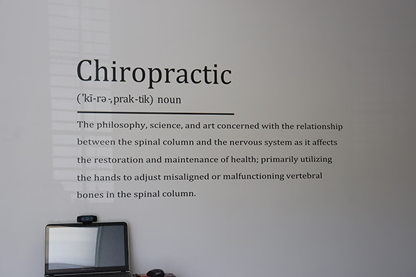 Chiropractic Greenville SC Wall Quote